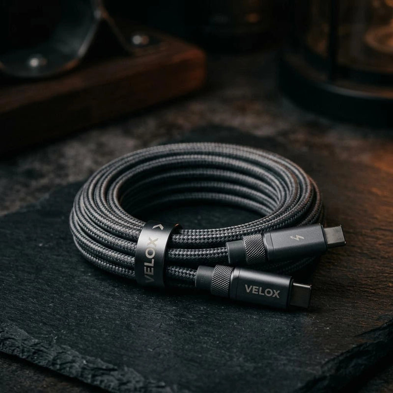 USB-C to USB-C Braided Cable - 6 ft